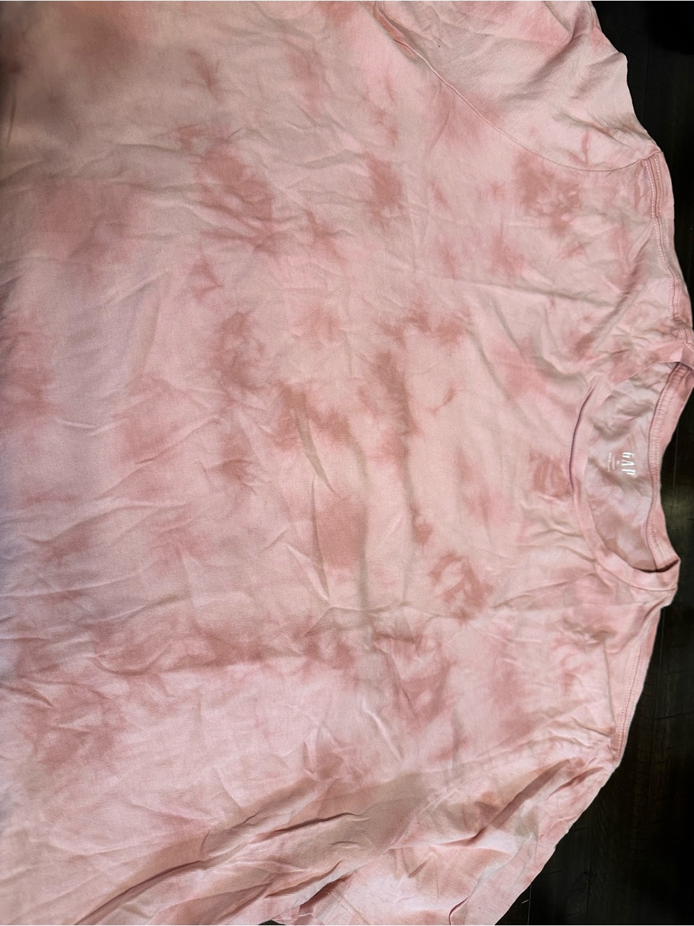 Old Navy Light Pink Tie-Dye Short Sleeve Tee